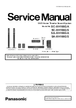 Panasonic SC-XH166GA Service Manual preview