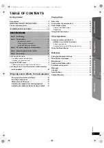 Предварительный просмотр 5 страницы Panasonic SC-XH170 Owner'S Manual