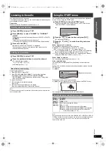 Предварительный просмотр 9 страницы Panasonic SC-XH170 Owner'S Manual