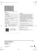 Предварительный просмотр 26 страницы Panasonic SC-XH170 Owner'S Manual