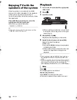 Предварительный просмотр 10 страницы Panasonic SC-XH333 Owner'S Manual