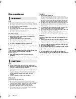 Preview for 2 page of Panasonic SC-XH385 Owner'S Manual