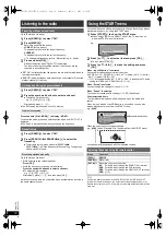 Предварительный просмотр 10 страницы Panasonic SC-XH55 Operating Instructions Manual