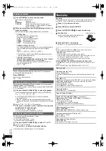 Предварительный просмотр 12 страницы Panasonic SC-XH55 Operating Instructions Manual