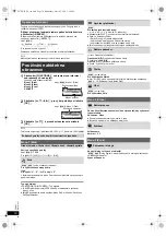 Предварительный просмотр 36 страницы Panasonic SC-XH55 Operating Instructions Manual