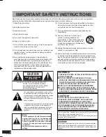 Preview for 2 page of Panasonic SC-ZT2s Operating Instructions Manual