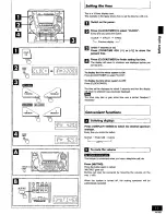 Предварительный просмотр 11 страницы Panasonic SCAK12 - CD STEREO SYSTEM Operating Instructions Manual