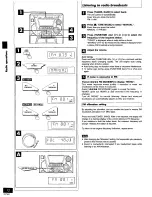 Предварительный просмотр 12 страницы Panasonic SCAK12 - CD STEREO SYSTEM Operating Instructions Manual