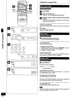 Предварительный просмотр 16 страницы Panasonic SCAK12 - CD STEREO SYSTEM Operating Instructions Manual