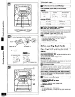 Предварительный просмотр 20 страницы Panasonic SCAK12 - CD STEREO SYSTEM Operating Instructions Manual