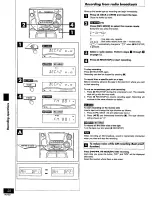 Предварительный просмотр 22 страницы Panasonic SCAK12 - CD STEREO SYSTEM Operating Instructions Manual