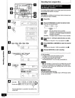 Предварительный просмотр 24 страницы Panasonic SCAK12 - CD STEREO SYSTEM Operating Instructions Manual