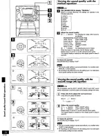 Предварительный просмотр 26 страницы Panasonic SCAK12 - CD STEREO SYSTEM Operating Instructions Manual