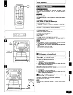 Предварительный просмотр 29 страницы Panasonic SCAK12 - CD STEREO SYSTEM Operating Instructions Manual