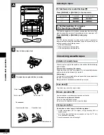 Preview for 20 page of Panasonic SCAK14 - MINI HES W/CD-PLAYER Operating Instructions Manual