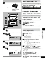 Preview for 21 page of Panasonic SCAK14 - MINI HES W/CD-PLAYER Operating Instructions Manual