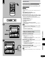 Preview for 29 page of Panasonic SCAK14 - MINI HES W/CD-PLAYER Operating Instructions Manual