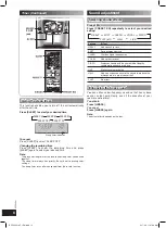 Preview for 14 page of Panasonic SCAK240 - HES SYSTEM Operating Instructions Manual