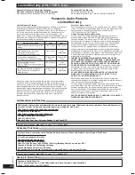 Preview for 20 page of Panasonic SCAK450 - CD STEREO SYSTEM Operating Instructions Manual