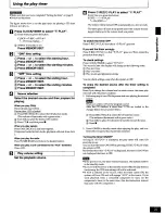 Preview for 31 page of Panasonic SCAK70 - MINI HES W/CD-P Operating Instructions Manual