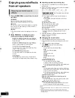 Preview for 24 page of Panasonic SCBT230 - BLU RAY HOME THEATER SYSTEM Operating Instructions Manual