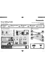 Panasonic SCBT235 - BLU RAY HOME THEATER SYSTEM Easy Setting Manual preview