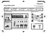 Panasonic SCBTT350 - 3D BLU-RAY HOME THEATRE Easy Setting Manual preview