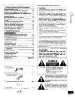 Preview for 3 page of Panasonic SCDK1 - MINISYS 5-D DVD CHGR Operating Instructions Manual