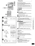 Preview for 17 page of Panasonic SCDK1 - MINISYS 5-D DVD CHGR Operating Instructions Manual