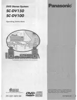 Panasonic SCDV100 - MINISYS 5-D DVD CHGR Operating Instructions Manual preview