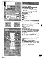 Preview for 18 page of Panasonic SCDV150 - MINISYS 5-D DVD CHGR Operating Instructions Manual