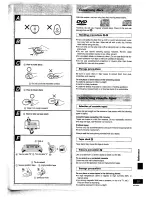 Preview for 58 page of Panasonic SCDV150 - MINISYS 5-D DVD CHGR Operating Instructions Manual