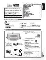 Preview for 3 page of Panasonic SCHC20 - COMPACT STEREO SYSTEM Operating Instructions Manual