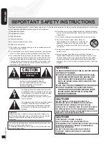 Preview for 2 page of Panasonic SCHC30 - COMPACT STEREO SYSTEM Operating Instructions Manual