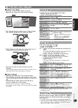 Preview for 23 page of Panasonic SCHC30 - COMPACT STEREO SYSTEM Operating Instructions Manual