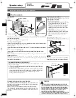 Предварительный просмотр 6 страницы Panasonic SCHT16 - A/V RECEIVER Operating Instructions Manual