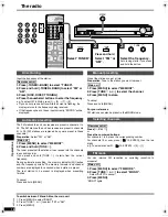 Предварительный просмотр 18 страницы Panasonic SCHT16 - A/V RECEIVER Operating Instructions Manual