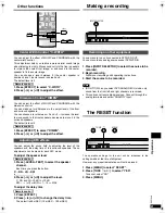 Предварительный просмотр 21 страницы Panasonic SCHT16 - A/V RECEIVER Operating Instructions Manual