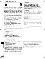 Предварительный просмотр 26 страницы Panasonic SCHT16 - A/V RECEIVER Operating Instructions Manual