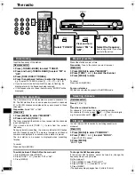 Предварительный просмотр 18 страницы Panasonic SCHT17 - A/V RECEIVER Operating Instructions Manual