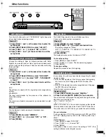 Предварительный просмотр 21 страницы Panasonic SCHT17 - A/V RECEIVER Operating Instructions Manual