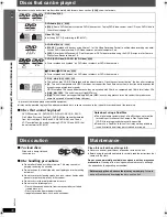 Предварительный просмотр 10 страницы Panasonic SCHT440 - RECEIVER Operating Instructions Manual