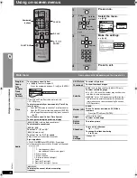 Предварительный просмотр 18 страницы Panasonic SCHT640W - DVD THEATER RECEIVER Operating Instructions Manual