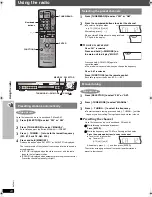 Предварительный просмотр 24 страницы Panasonic SCHT640W - DVD THEATER RECEIVER Operating Instructions Manual