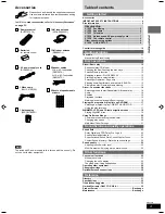 Предварительный просмотр 3 страницы Panasonic SCHT670 - RECEIVER W/5-DISK DV Operating Instructions Manual