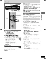 Предварительный просмотр 11 страницы Panasonic SCHT670 - RECEIVER W/5-DISK DV Operating Instructions Manual