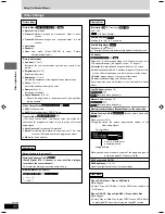 Предварительный просмотр 22 страницы Panasonic SCHT670 - RECEIVER W/5-DISK DV Operating Instructions Manual