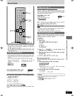 Предварительный просмотр 23 страницы Panasonic SCHT670 - RECEIVER W/5-DISK DV Operating Instructions Manual