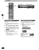 Предварительный просмотр 22 страницы Panasonic SCHT720 - RECEIVER W/5-DISK DV Operating Instructions Manual