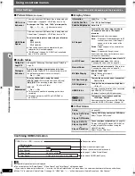 Предварительный просмотр 22 страницы Panasonic SCHT743 - HOME THEATER Operating Instructions Manual